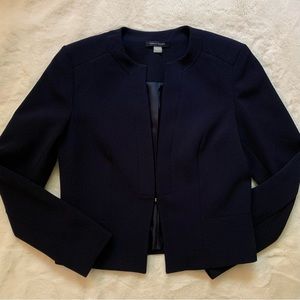 Tommy Hilfiger Kiss-Front Blazer - Navy Blue - 6